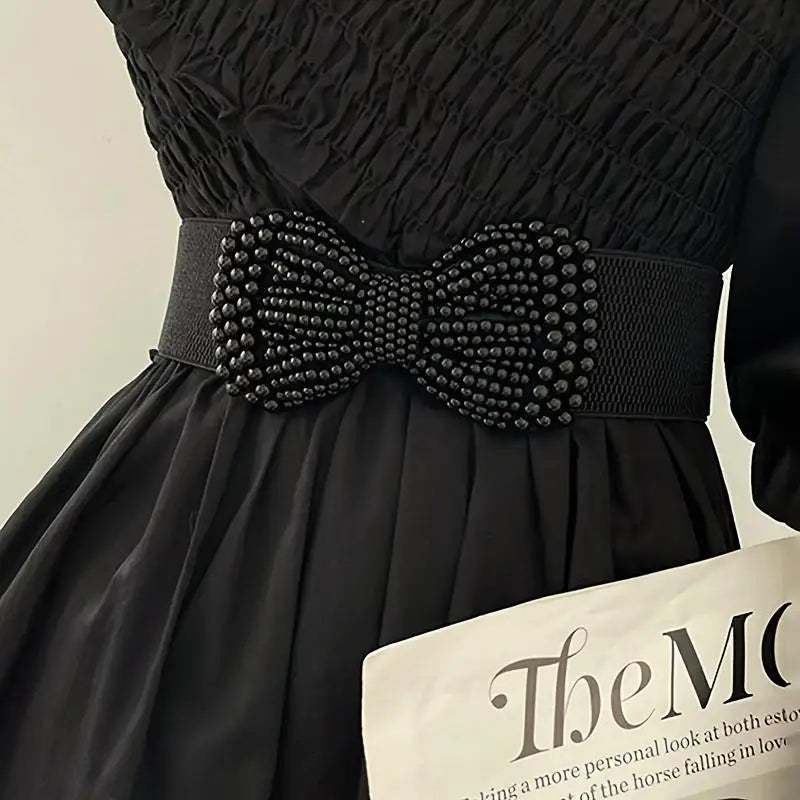 Elowen Pearl Bow Belt