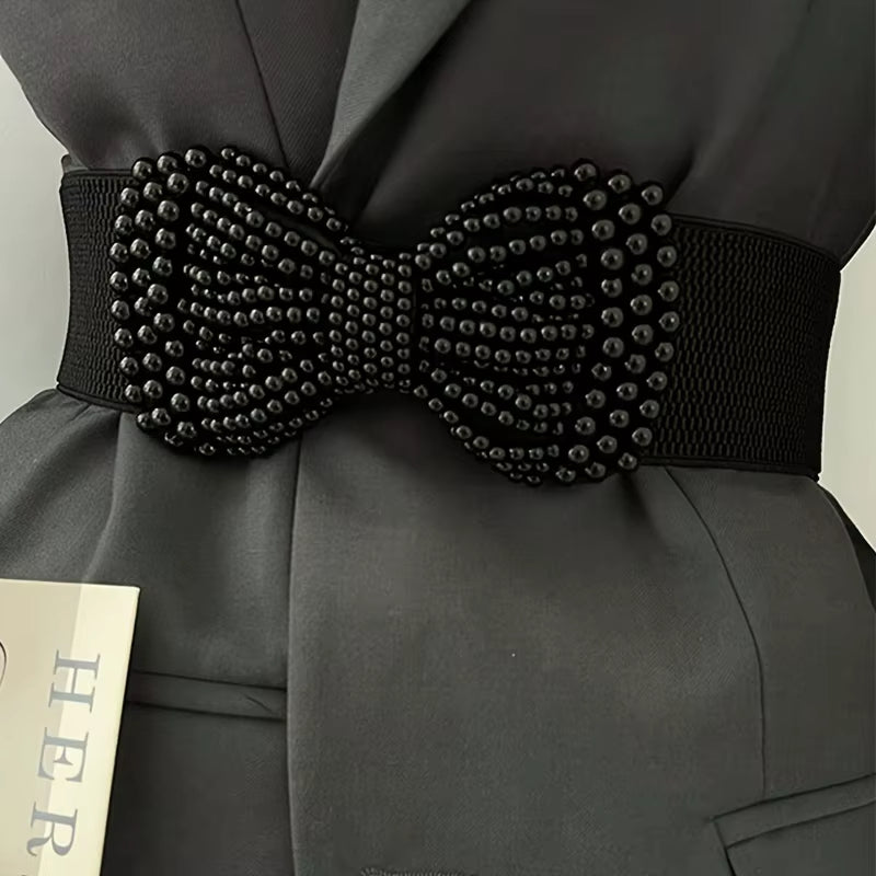 Elowen Pearl Bow Belt