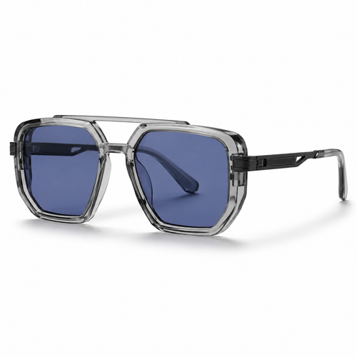 Aurelion Noir Oversized Sunglasses