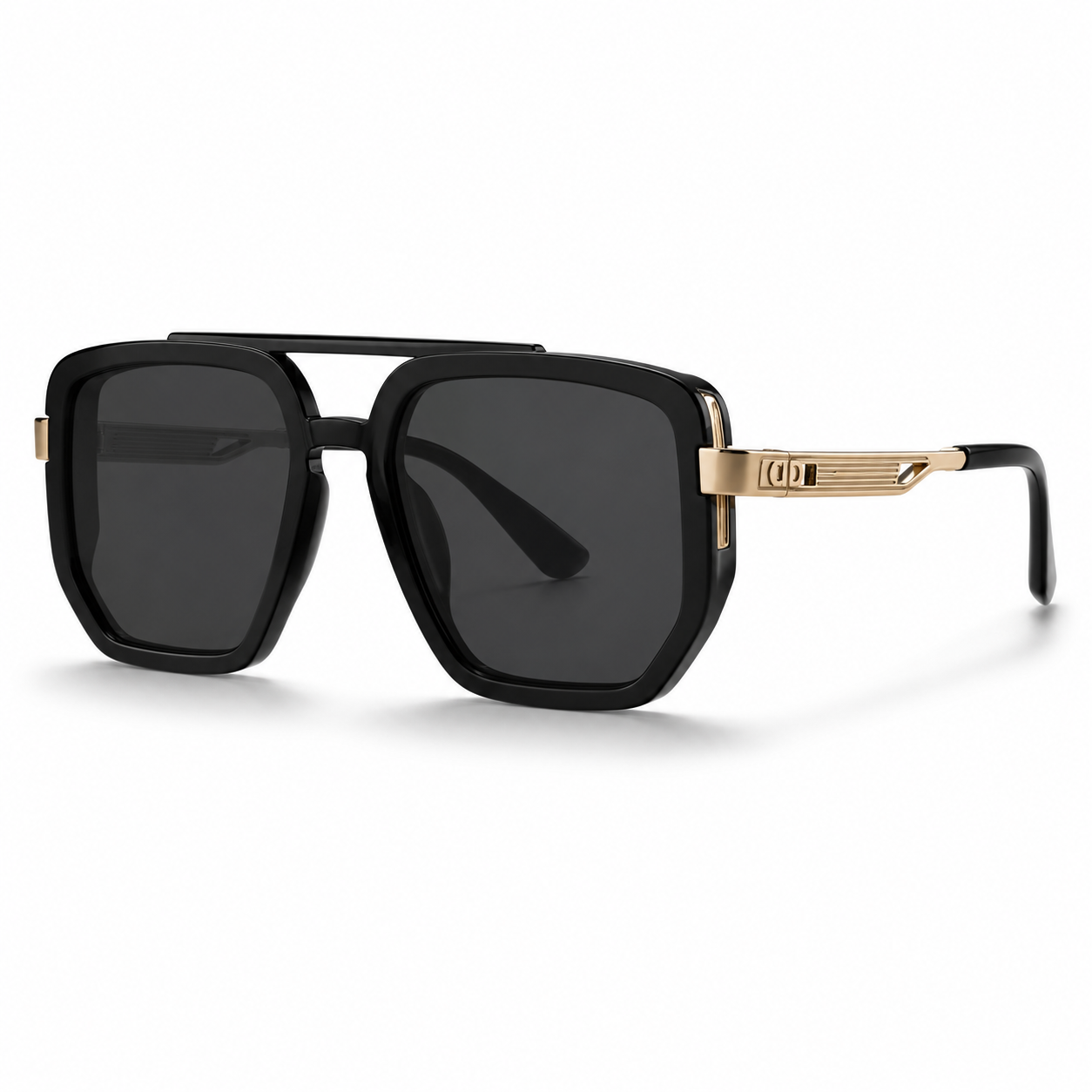 Aurelion Noir Oversized Sunglasses