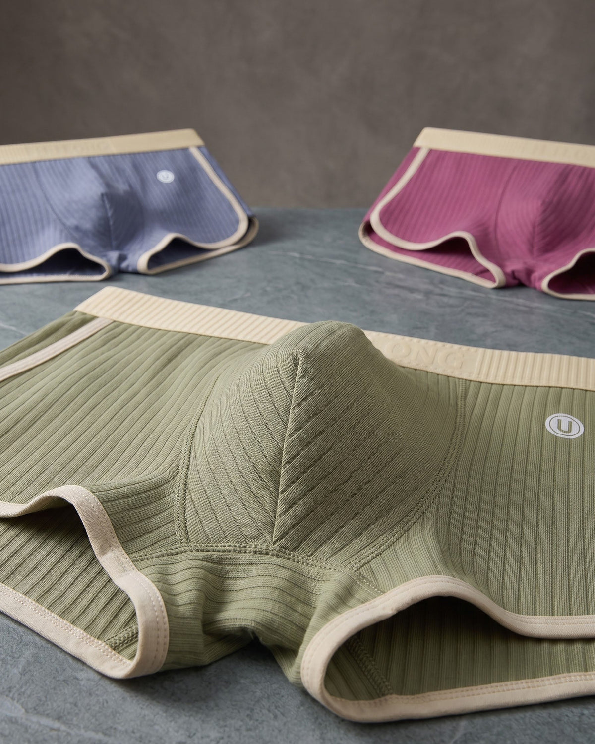 Riverton Cotton Ribbed Trunks
