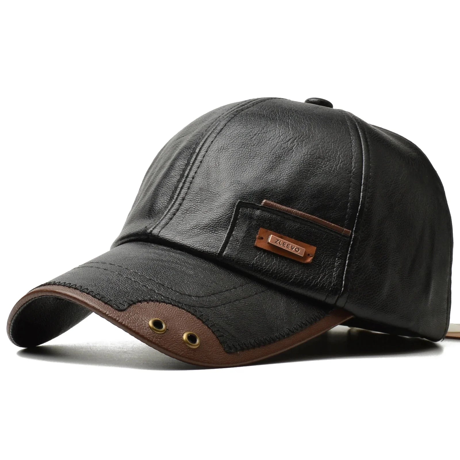Marlow Leather Cap