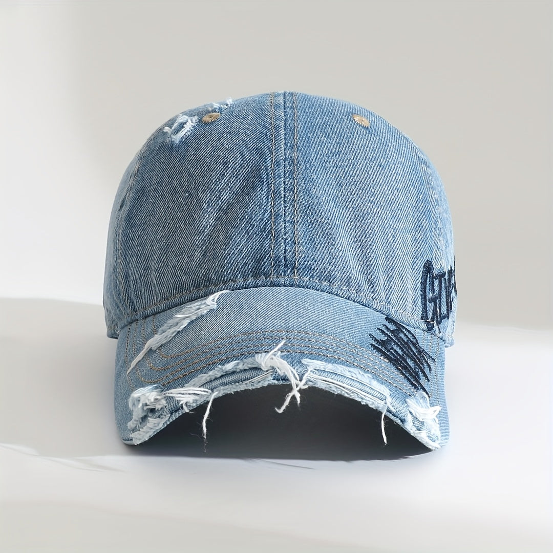 Graffiti Denim Cap
